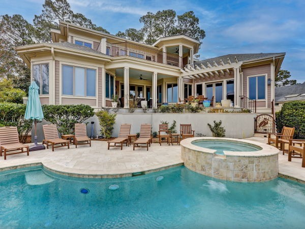 Hilton Head Vacation Rentals Luxury Vacation Home with Pool & Marsh Views