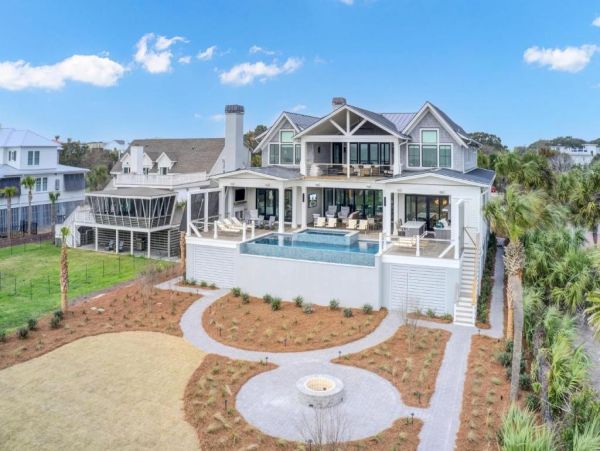 Isle of Palms Vacation Rental Oceanfront Luxury Home with Pool
