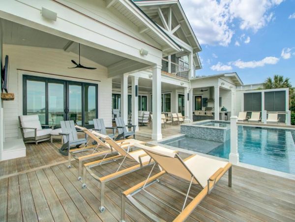 Isle of Palms Vacation Rental Oceanfront Luxury Home with Pool