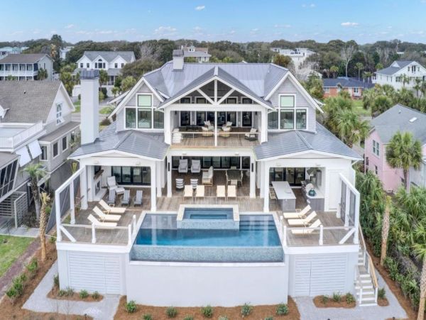 Isle of Palms Vacation Rental Oceanfront Luxury Home with Pool