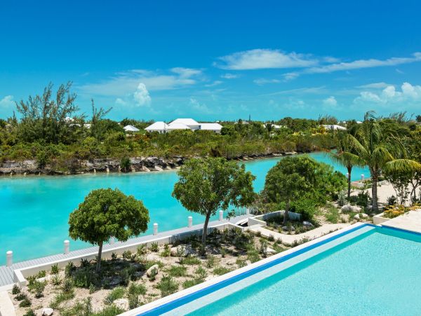 Turks and Caicos Villa Rental Luxury Leeward Canal-Front Home with Pool & Dock