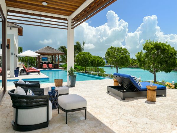 Turks and Caicos Villa Rental Luxury Leeward Canal-Front Home with Pool & Dock