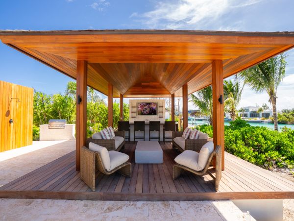 Turks and Caicos Villa Rental Luxury Leeward Canal-Front Home with Pool & Dock