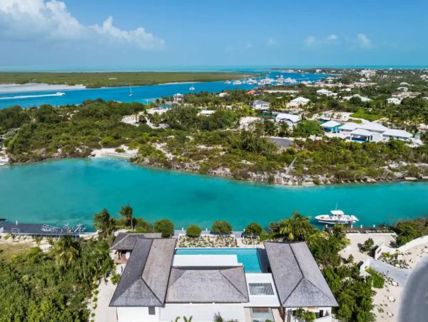 Turks and Caicos Villa Rental Luxury Leeward Canal-Front Home with Pool & Dock
