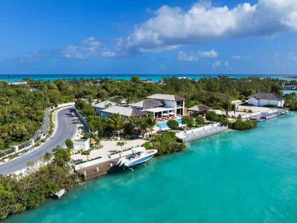 Turks and Caicos Villa Rental Luxury Leeward Canal-Front Home with Pool & Dock