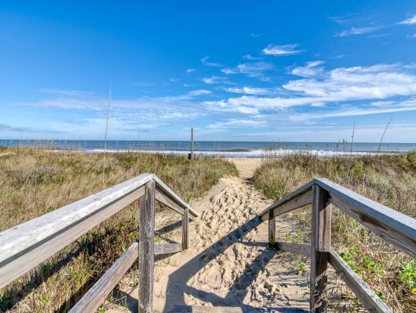 Kitty Hawk Outer Banks Semi-Oceanfront Home Pool & Hot Tub