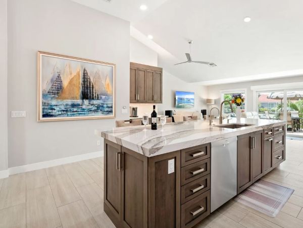 Marco Island Vacation Rental with Pool & Dock 3 Bedroom + Den