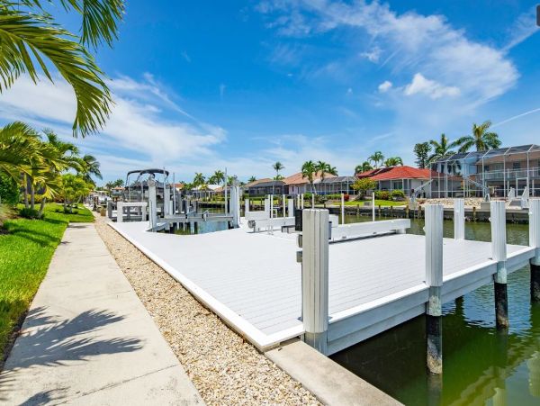 Marco Island Vacation Rental with Pool & Dock 3 Bedroom + Den