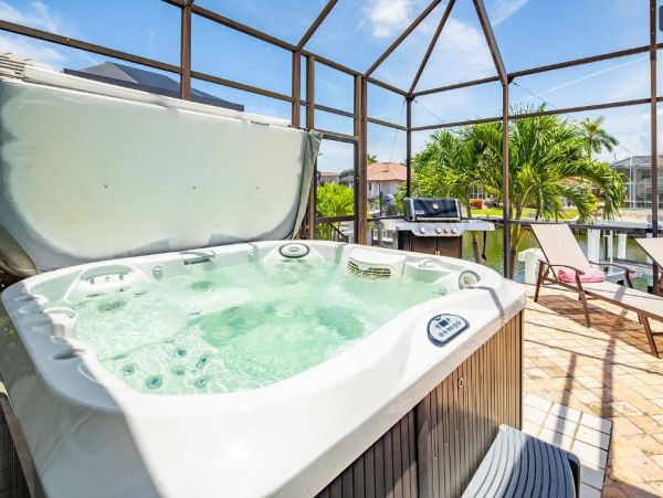 Marco Island Vacation Rental with Pool & Dock 3 Bedroom + Den
