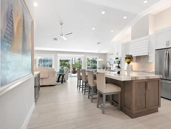 Marco Island Vacation Rental with Pool & Dock 3 Bedroom + Den