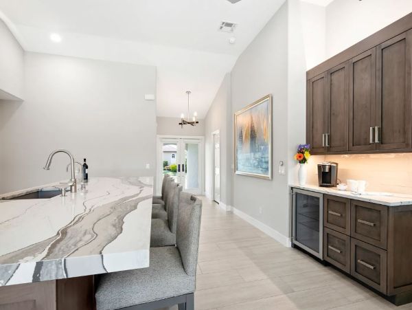 Marco Island Vacation Rental with Pool & Dock 3 Bedroom + Den
