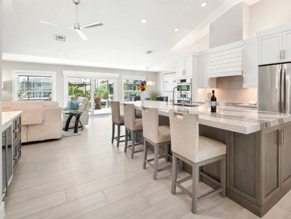 Marco Island Vacation Rental with Pool & Dock 3 Bedroom + Den