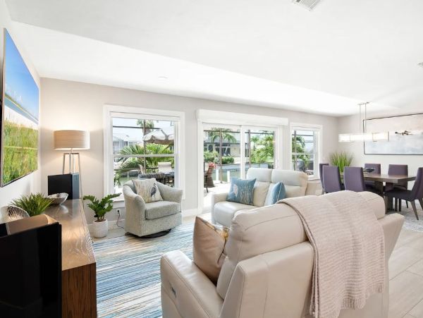 Marco Island Vacation Rental with Pool & Dock 3 Bedroom + Den
