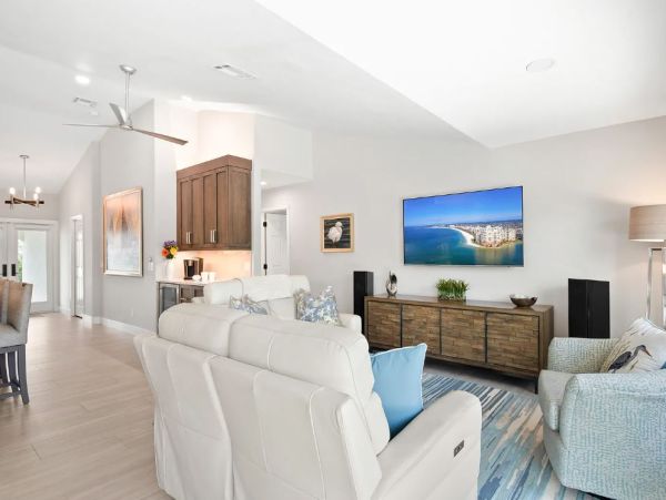 Marco Island Vacation Rental with Pool & Dock 3 Bedroom + Den