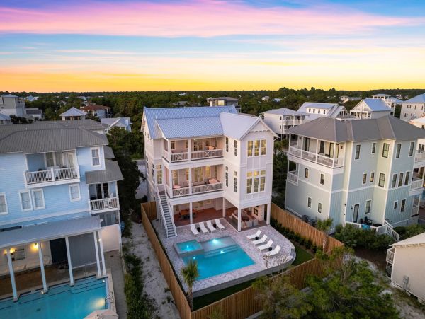 Seagrove Beach Vacation Rental Luxury 30A Gulf View Home with Pool