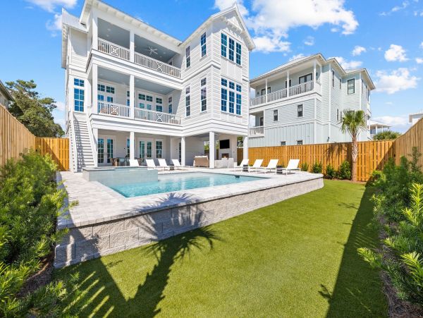 Seagrove Beach Vacation Rental Luxury 30A Gulf View Home with Pool