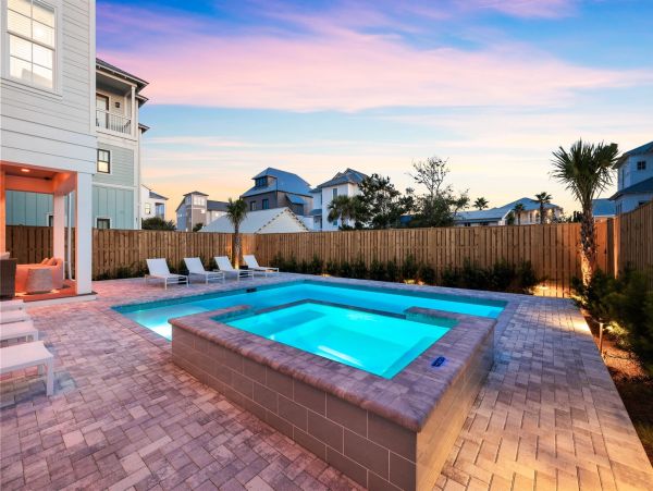 Seagrove Beach Vacation Rental Luxury 30A Gulf View Home with Pool