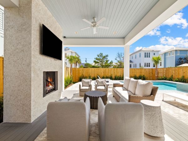Seagrove Beach Vacation Rental Luxury 30A Gulf View Home with Pool