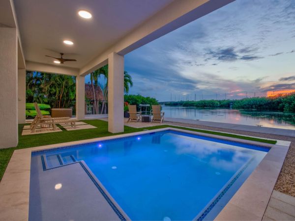 Marathon Florida Waterfront Vacation Rental Luxury Florida Keys Home with Pool & Dock