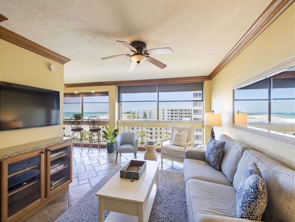 Siesta Key Beachfront Condo Rental Emerald Kite Vacation Rentals - additional view, photo 3