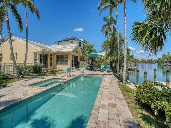Lido Beach Vacation Rental – 3BR Sarasota Home with Pool & Canal Access