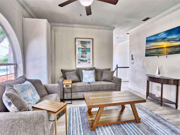 St. Pete Beach Vacation Rental Florida Beach House with Pool, Dock & Water Views