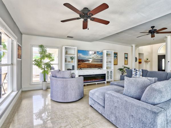 St. Pete Beach Vacation Rental Florida Beach House with Pool, Dock & Water Views