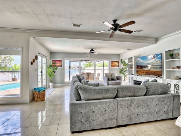 St. Pete Beach Vacation Rental Florida Beach House with Pool, Dock & Water Views