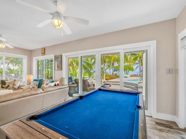 Luxury Waterfront Vacation Rental in Marathon FL Home with Heated Pool and Dock