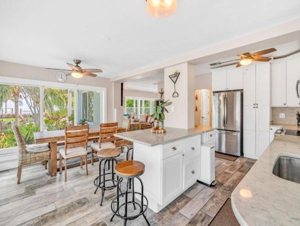 Luxury Waterfront Vacation Rental in Marathon FL Home with Heated Pool and Dock
