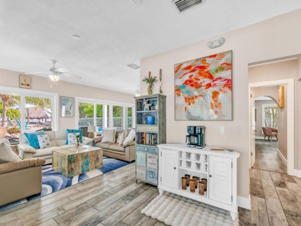 Luxury Waterfront Vacation Rental in Marathon FL Home with Heated Pool and Dock