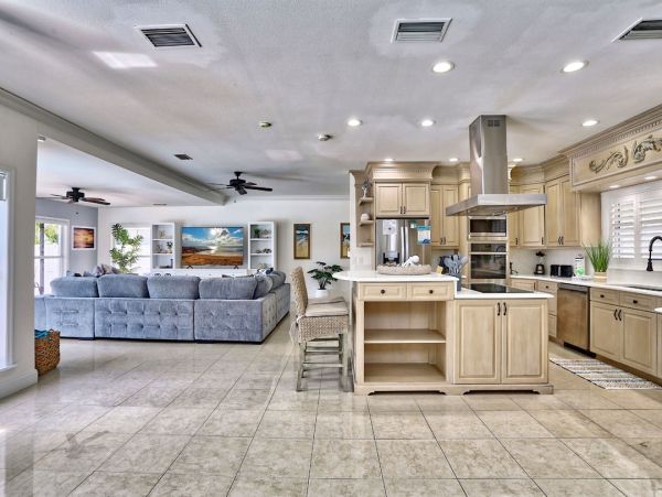 Luxury St. Pete Beach Waterfront Vacation Rental 5-Bedroom Pool Home with Private Dock