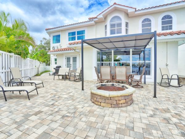 Luxury St. Pete Beach Waterfront Vacation Rental 5-Bedroom Pool Home with Private Dock