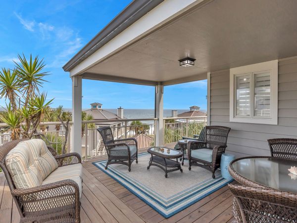 Jacksonville Beach Oceanfront Vacation Rental Beachfront Rental with Ocean Views