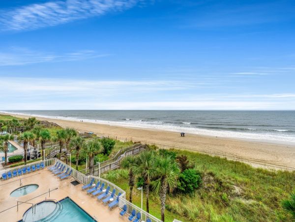 North Myrtle Beach Ocean View Stunning Oceanfront Condo for Family Getaways