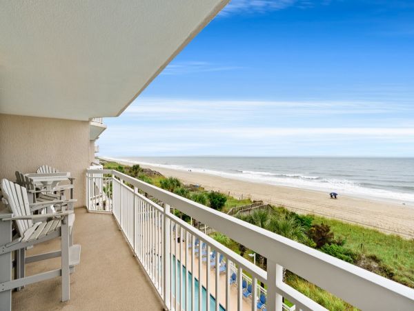 North Myrtle Beach Ocean View Stunning Oceanfront Condo for Family Getaways