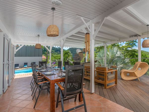 Elegant 5-Bedroom Villa with Pool and Sea View in Trois Ilets, Martinique