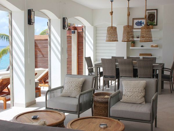 Luxurious Beachfront Villa on Bourgeaux Bay, St. Maarten