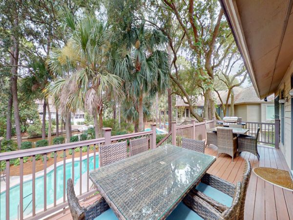 Luxurious Hilton Head Home Steps from the Beach - Private Pool & Modern Amenities