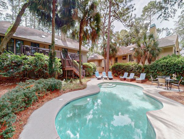 Luxurious Hilton Head Home Steps from the Beach - Private Pool & Modern Amenities