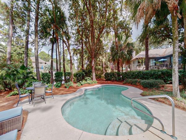 Luxurious Hilton Head Home Steps from the Beach - Private Pool & Modern Amenities