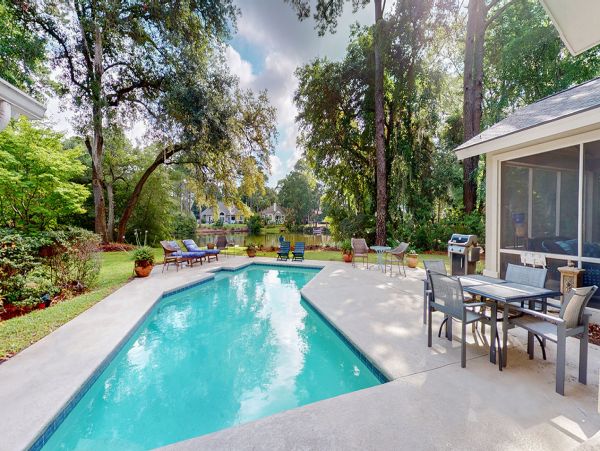 Spacious Home with Private Pool in Palmetto Dunes Lagoon System
