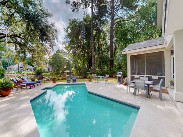 Spacious Home with Private Pool in Palmetto Dunes Lagoon System