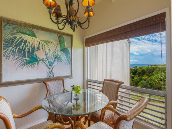 Top Floor Kauai Ocean View Rental 2 Bedroom North Shore Condo