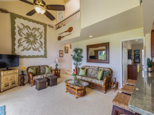 Top Floor Kauai Ocean View Rental 2 Bedroom North Shore Condo