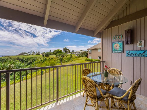 Top Floor Kauai Ocean View Rental 2 Bedroom North Shore Condo