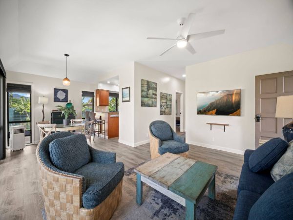Kauai Ocean View Vacation Rental in Kapaa - Tropical Beachfront Getaway