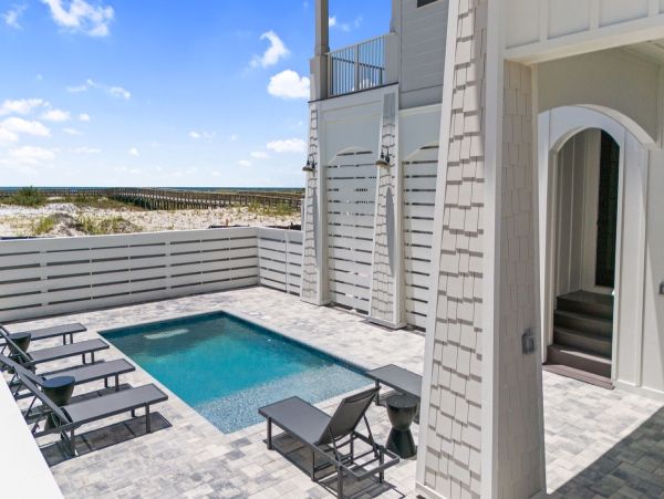 Mexici Beach Home Four Bedroom Luxury Rental with Private Heated Pool