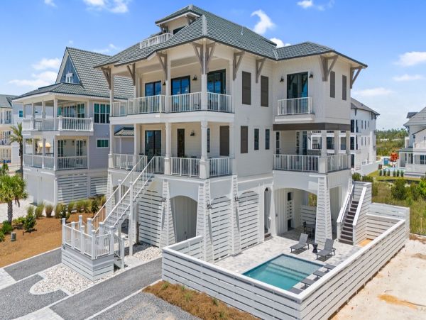 Mexici Beach Home Four Bedroom Luxury Rental with Private Heated Pool