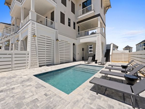 Mexici Beach Home Four Bedroom Luxury Rental with Private Heated Pool